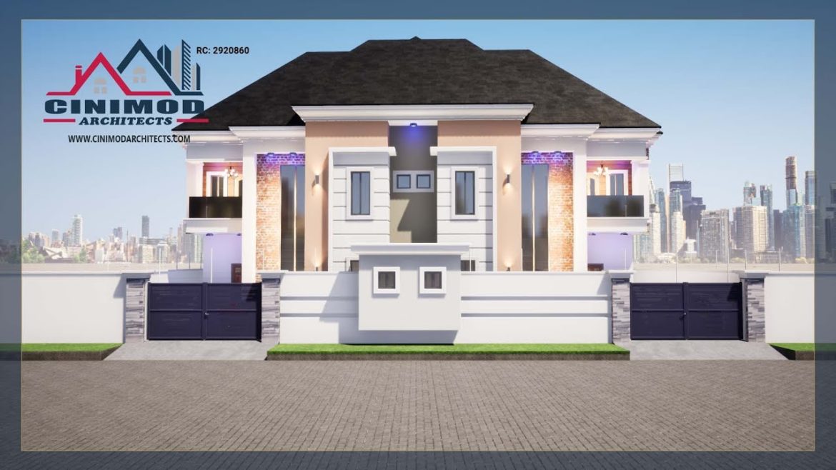 4 Bedroom Semi Detached Duplex Design at Lekki Garden Phase 1