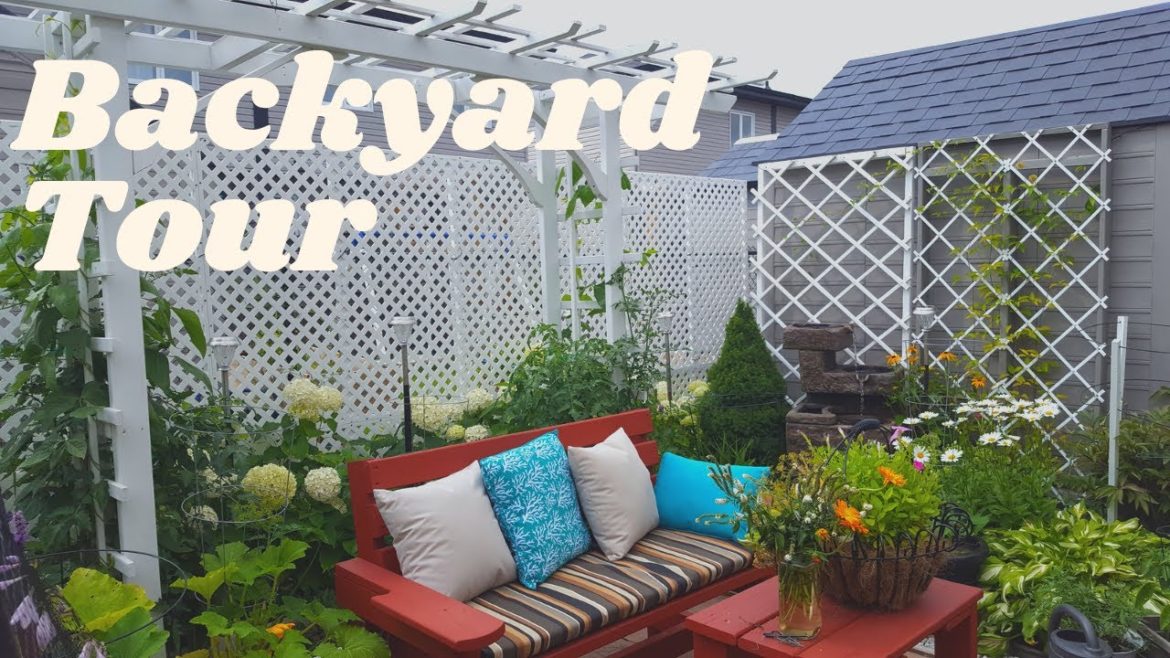 My First Small Backyard Garden Tour | Gardening in zone 5A