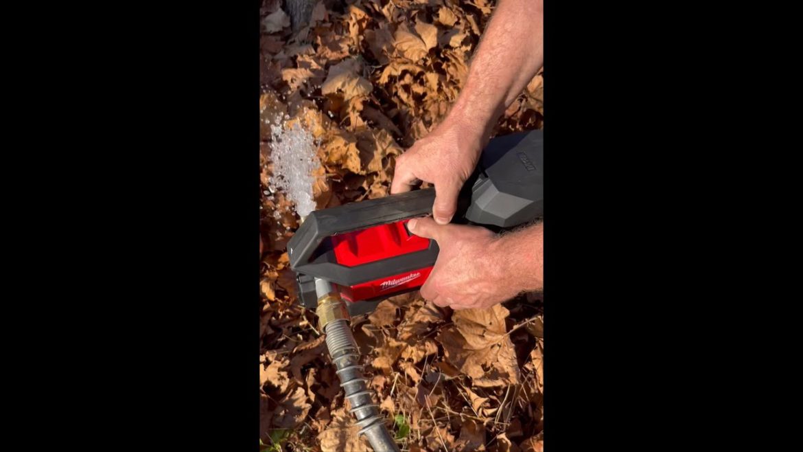 Trying out Milwaukee M18 Transfer Pump