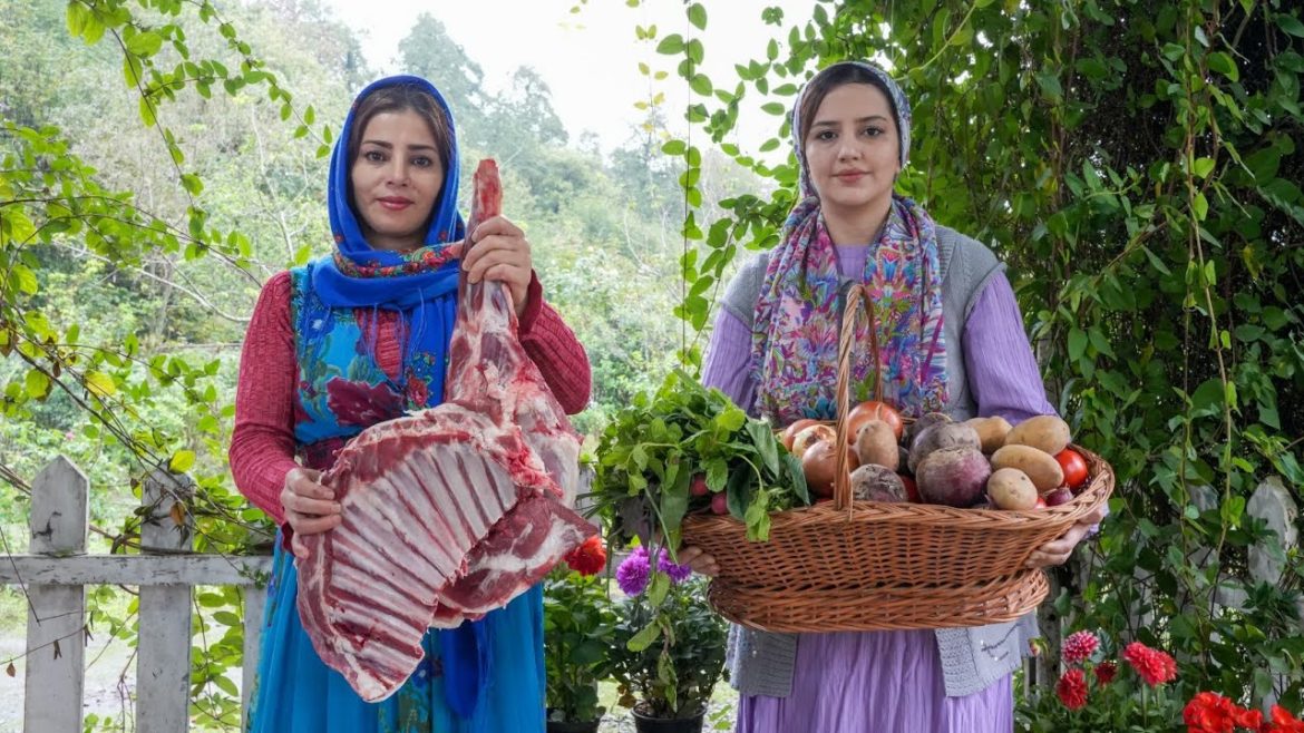 Lamb Meat and Beetroot Broth Taste is Awesome! Iran Traditional Cooking