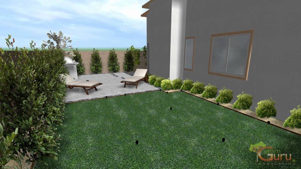3-D Backyard Landscape Design Las Vegas Landscapers