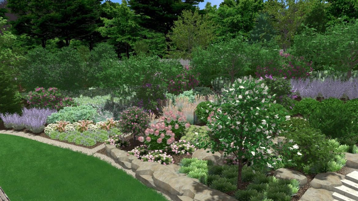 Four Seasons Hillside - Landscaping Ideas - Eichenlaub