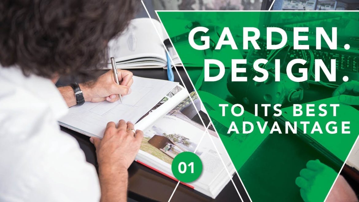 Garden design | Landscape architecture | Animation beautiful garden