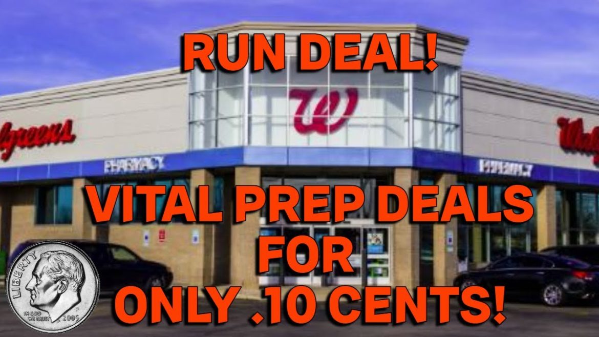 RUN DEAL! 🏃‍♂️ 🏃‍♀️ WALGREENS PICK UP 4 PREPPING ITEMS FOR 10 cents.  #SHTF #prepping