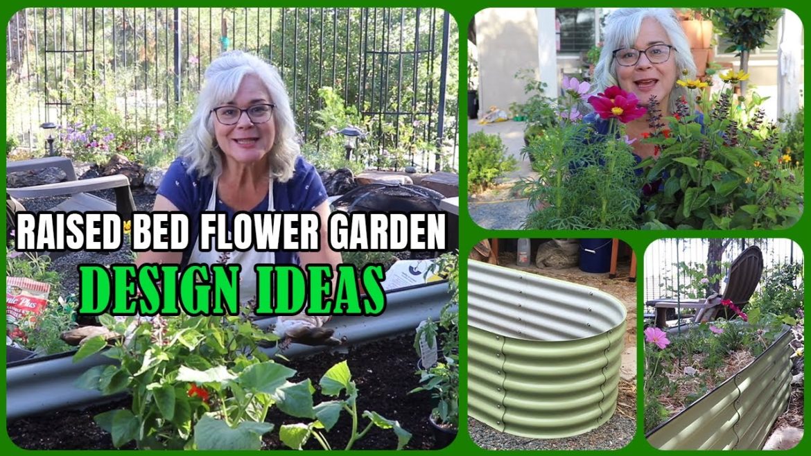 Raised Bed Flower Garden Design Ideas - (Garden Answer)//Super Simple！！#ollegardens 🌾🌷#raisedbeds 🥰🌾