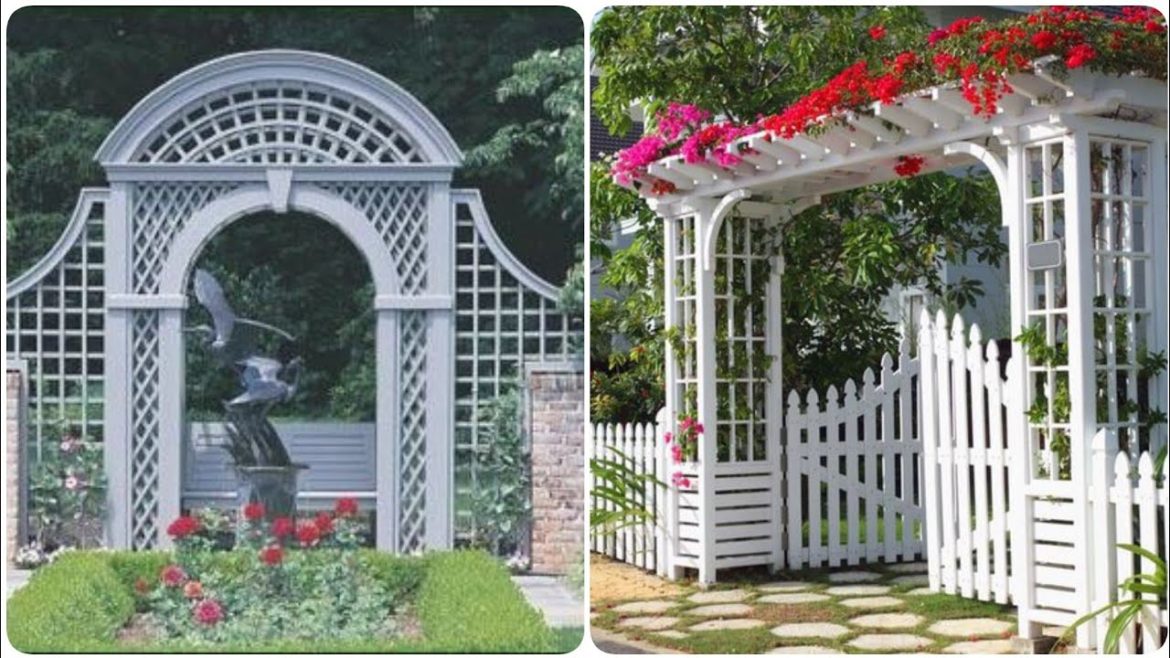CLASSIC AND BEAUTIFUL FRONT GARDEN GATE DESIGN AND IDEAS