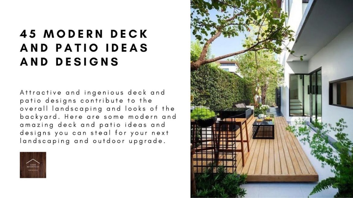 45 Modern Deck and Patio Ideas and Designs 45 Modern Deck and Patio Ideas and Designs