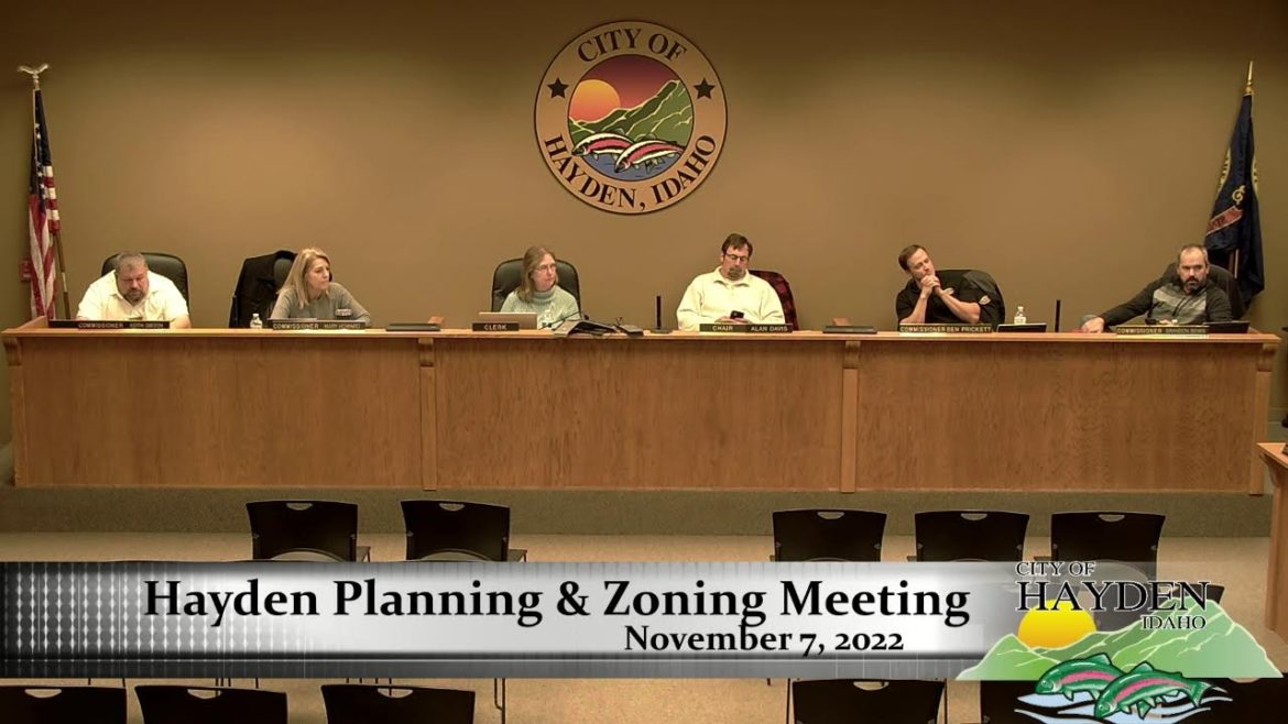 Hayden P&Z Meeting 2022-11-07