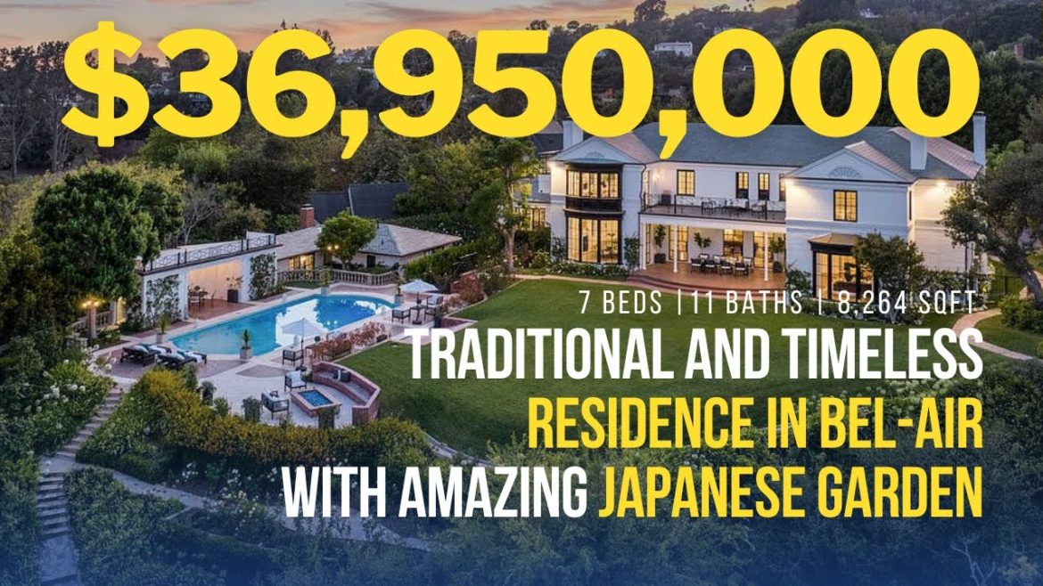 Touring a $36,950,000 Traditional and Timeless Residence in Prime Bel-Air – Amazing Japanese garden! Touring a $36,950,000 Traditional and Timeless Residence in Prime Bel-Air - Amazing Japanese garden!