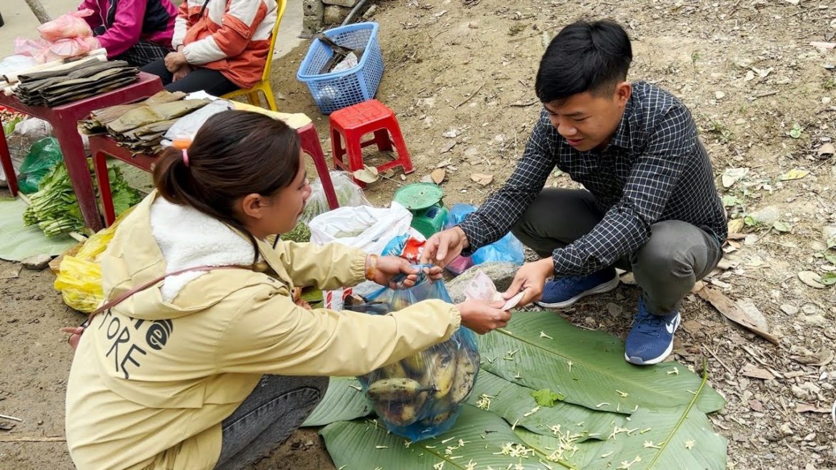 Harvest vegetable garden & Papaya flower, Go to market to sell | Hà Tòn Chài