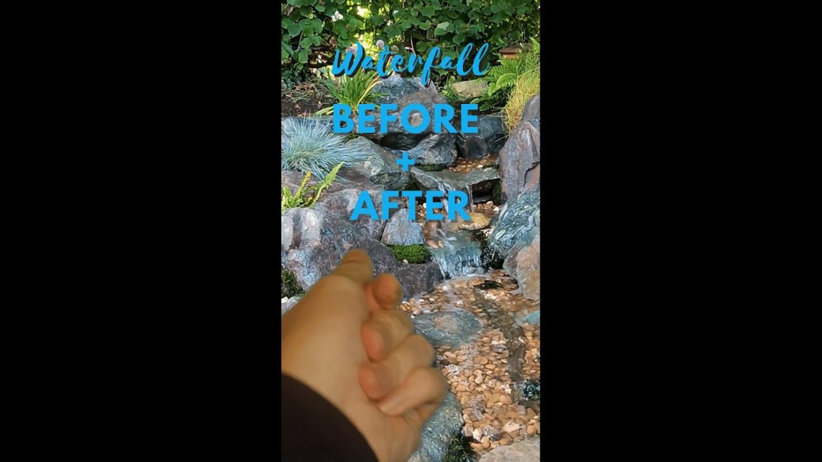 Turning a Garden Space, to a Waterfall Pond!