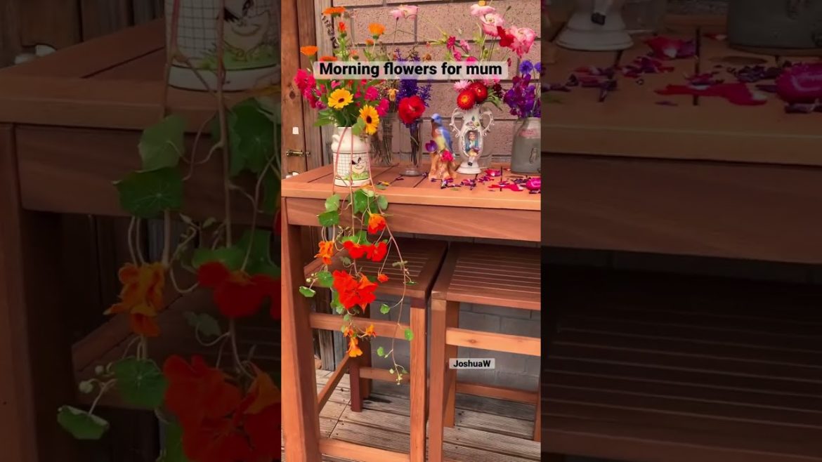 Edible flowers for mum. #garden #edible