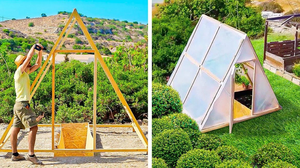 GREENHOUSE PROJECTS FOR YOUR GARDEN || YARD UPGRADE IDEAS