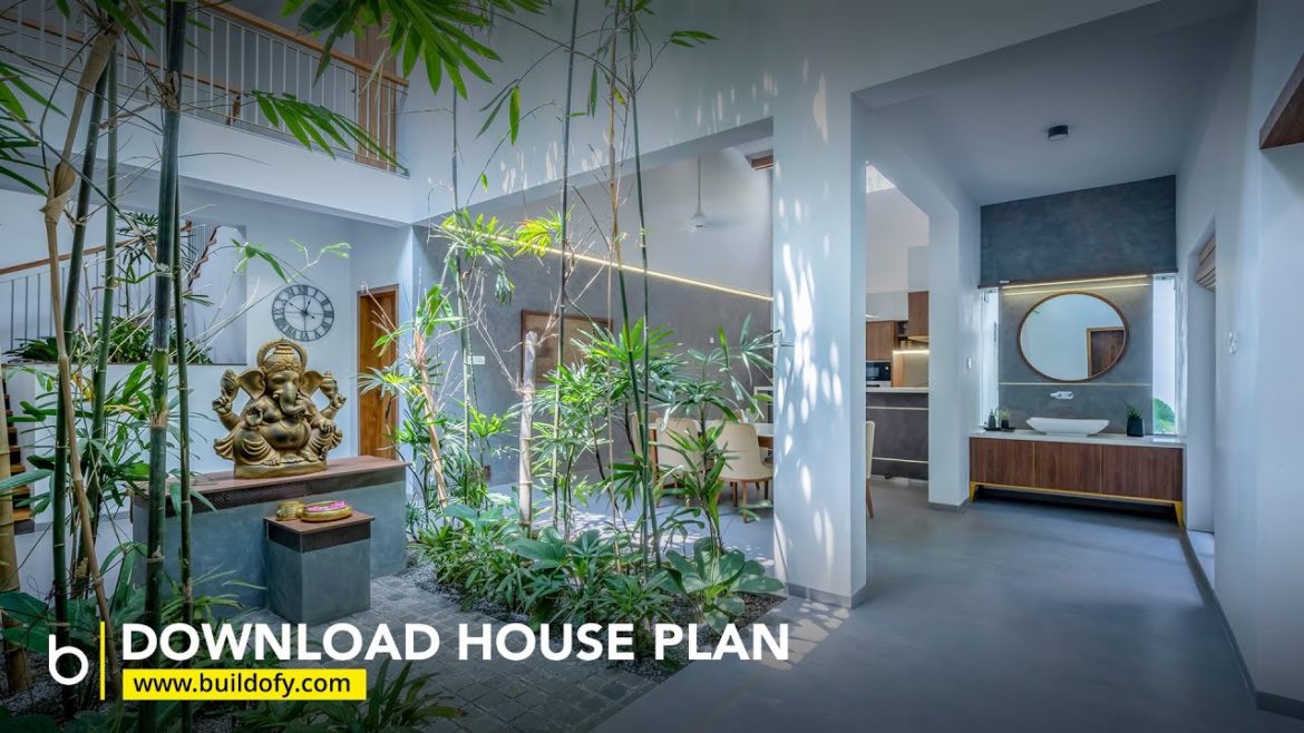 Architect Designs A Minimalist House With Multiple Courtyards | Thrissur, Kerala
