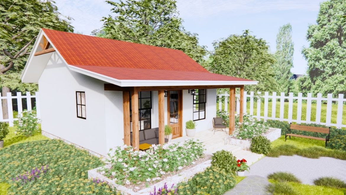 Small House Design | 6 x 8m | 2 Bedrooms Small House Design | 6 x 8m | 2 Bedrooms