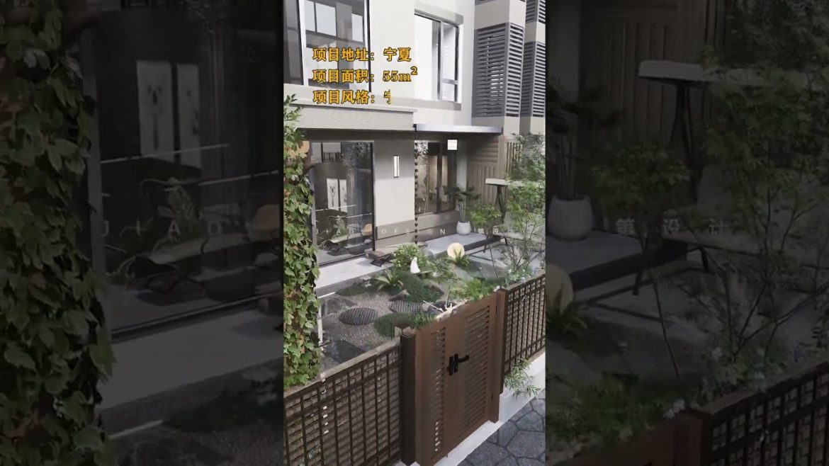 Landscape Design Ideas - Garden Design for Small Gardens 🏡 #shorts