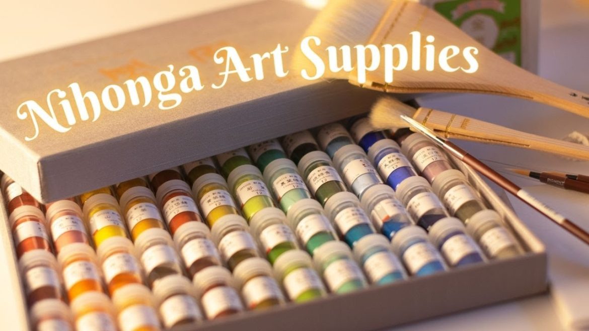 Nihonga Japanese Art Supplies // Mineral Pigments & Tools // Unboxing