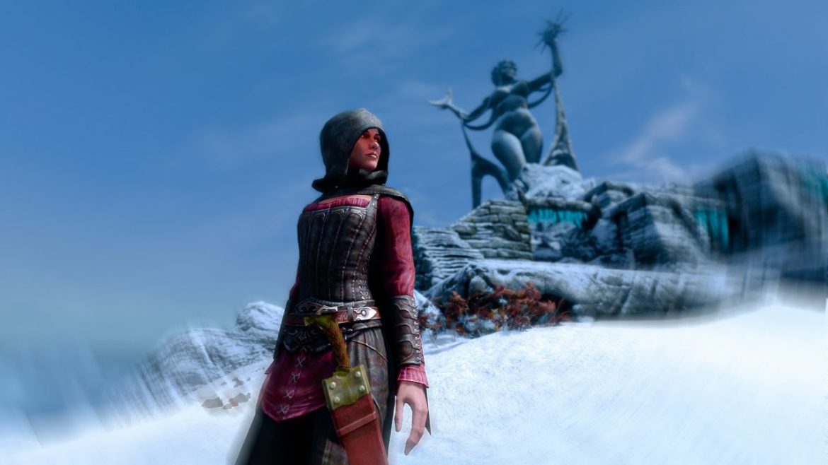 Serana's reaction to the ruins of Skyrim