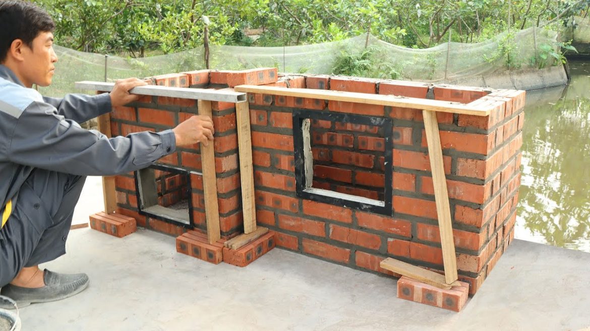 Build a wood stove with a beautiful and efficient sink