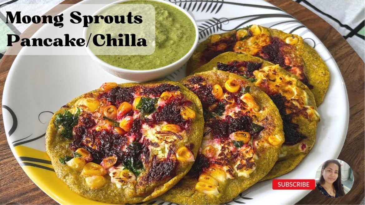 Breakfast Recipe Part-1 | Moong Sprouts Pancakes | Chillas | अंकुरित मूंग दाल के लाजवाब पैनकेक Breakfast Recipe Part-1 | Moong Sprouts Pancakes | Chillas | अंकुरित मूंग दाल के लाजवाब पैनकेक