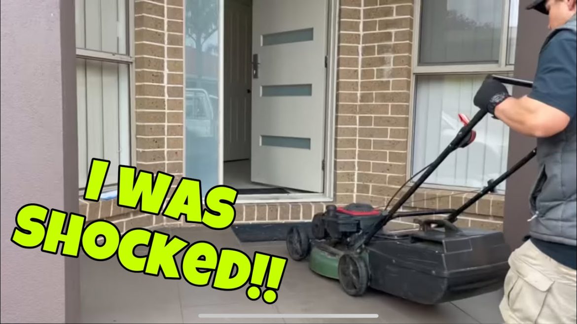 Why would ANYBODY plant grass here? A WEIRD garden design…