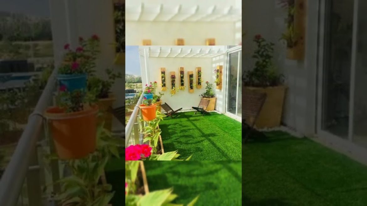Interior Decor Hanging Plant Balcony Garden Design Ideas #interiordécor#hanging#balcony