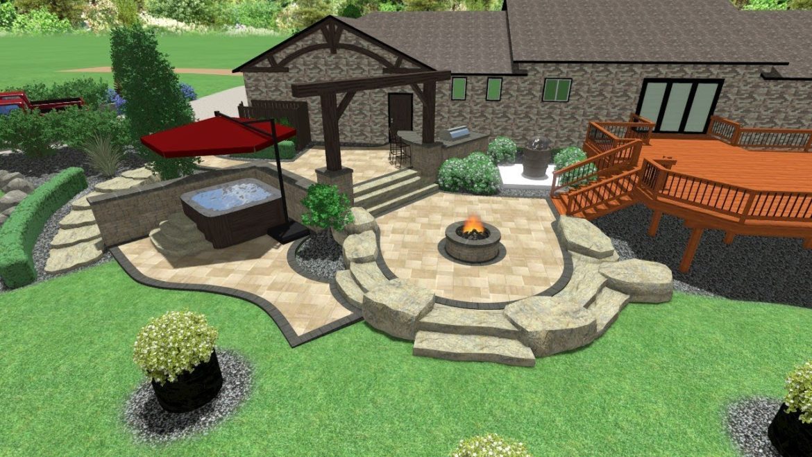 Front Yard & Backyard Landscaping – Pool – Patio – Walkway – Bar – Grill – Fire Pit Front Yard & Backyard Landscaping - Pool - Patio - Walkway - Bar - Grill - Fire Pit