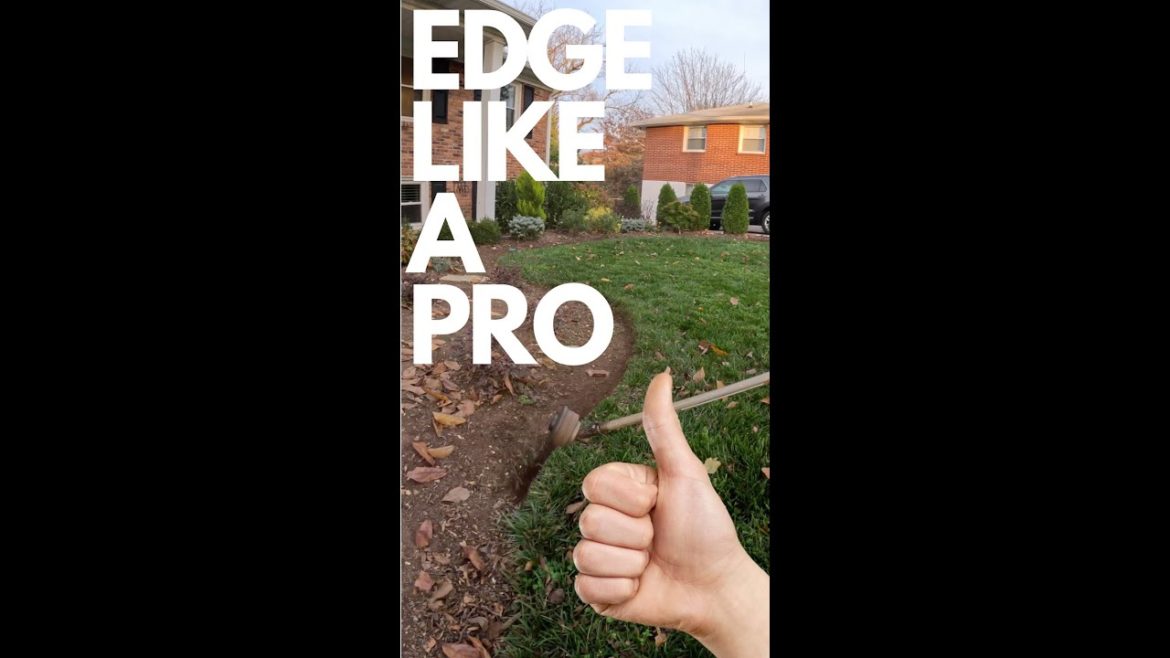 PRO TIP: How To Use A Trimmer Like An Edger PRO TIP: How To Use A Trimmer Like An Edger
