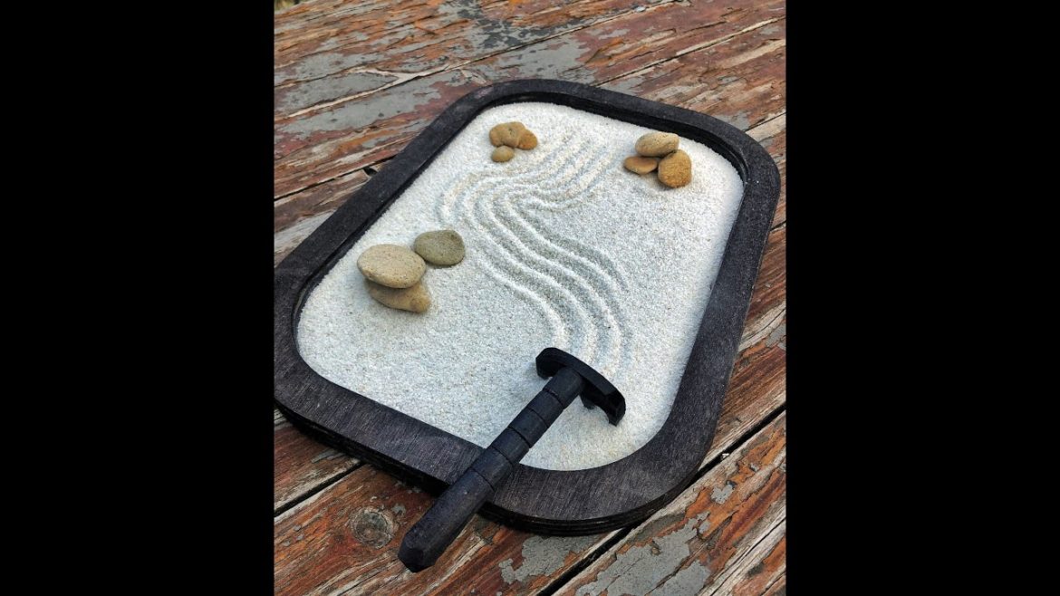 DIY Mini Zen Garden – small rock japanese garden for home, coffee table or office DIY Mini Zen Garden - small rock japanese garden for home, coffee table or office