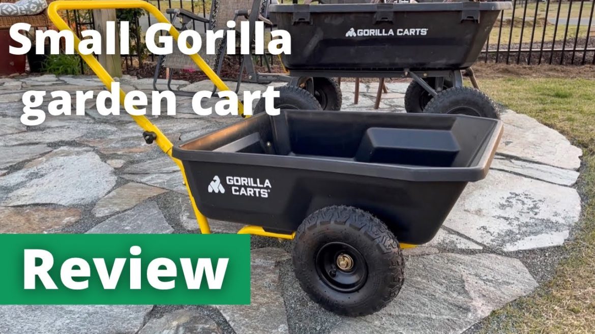 How good is this small Gorilla Cart from Tractor Supply? // Garden Canvas