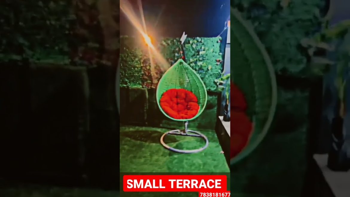 JUNGLE THEME | SMALL TERRACE IDEA | TERRACE GARDEN | TERRACE PERGOLA DESIGN  | 7838181677