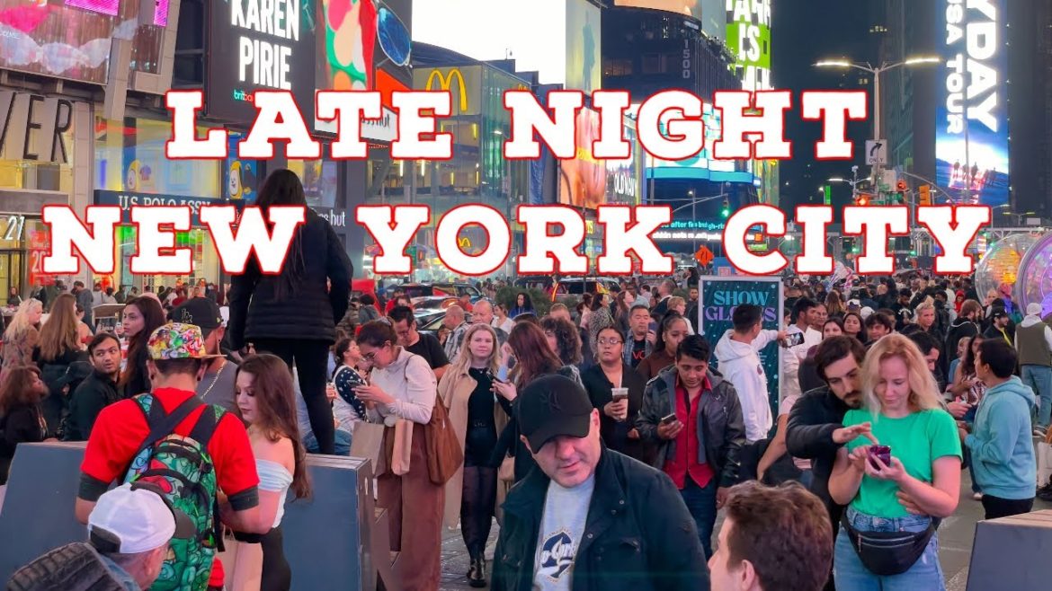 🇺🇸Live in NYC(11.10.2022): Lively Thursday Night in New York City(~59°F)