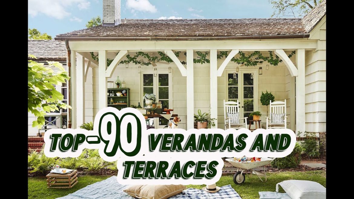 Landscaping | Top - 90 verandas and terraces Best ideas!