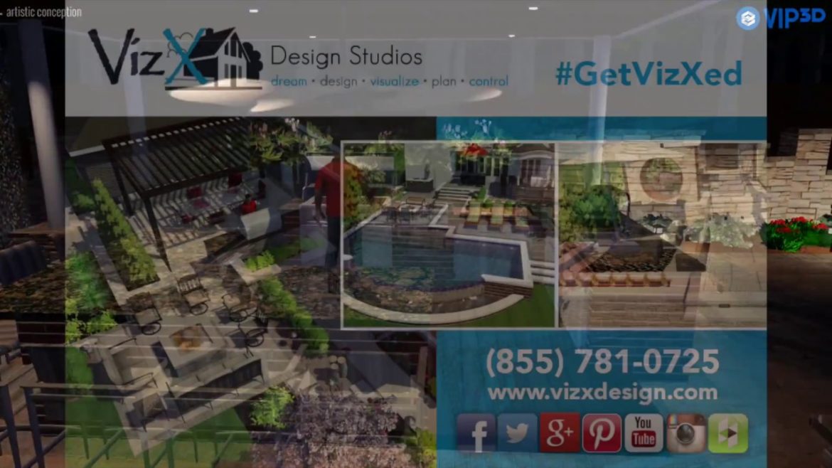 Atlanta, GA Backyard Landscape Pool Design – VizX Design Studios – (331) 213-9866 Atlanta, GA Backyard Landscape Pool Design - VizX Design Studios - (331) 213-9866