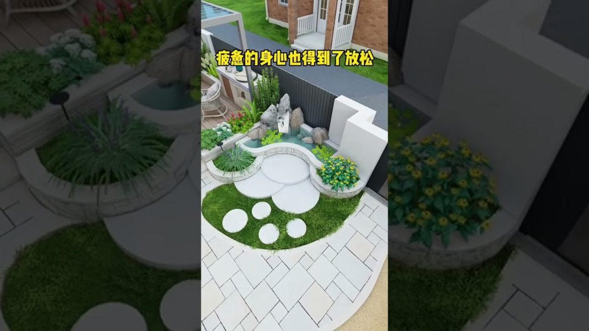 Small garden design idea #shorts