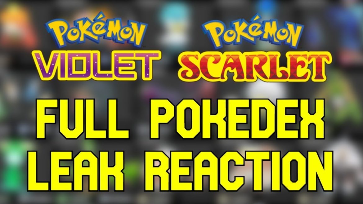 *WARNING: SPOILERS* Pokémon Scarlet & Violet FULL POKEDEX LEAKED