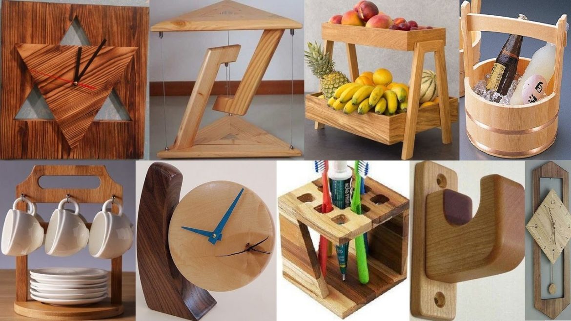 Wood furniture ideas and wooden decorative pieces ideas for home decor /Woodworking project ideas
