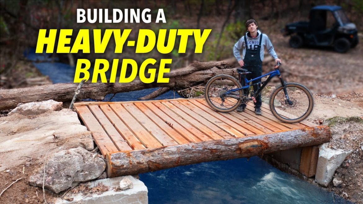 How To Build a Log Bridge in 1 DAY! How To Build a Log Bridge in 1 DAY!