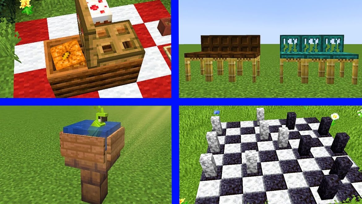 Minecraft Park and Garden Build Hacks and Ideas