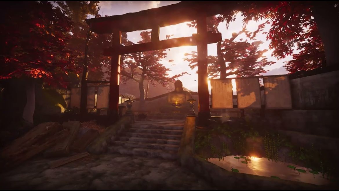 Japanese Garden Ambience 3 HrsㅣFor Sleep, Study, Relaxation | Calmbience Sounds