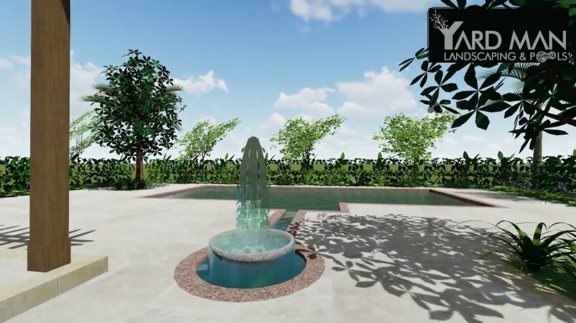 Beautiful Swimming Pool Landscaping Ideas | Backyard swimming pool Design | Swimming pool design