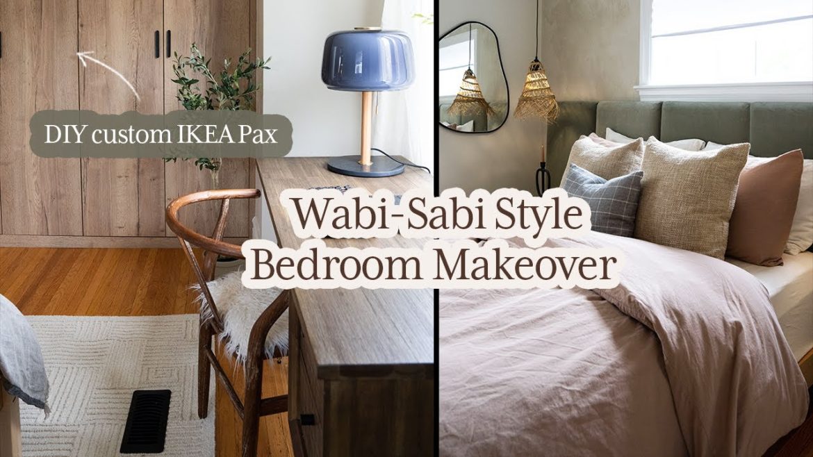 Wabi-Sabi Bedroom Makeover With Custom Ikea Pax Wardrobes Wabi-Sabi Bedroom Makeover With Custom Ikea Pax Wardrobes