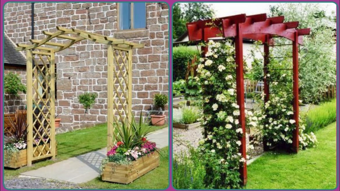 Ravishing Stunning Designs Of Garden Arbor _ Flower Arbor Ideas