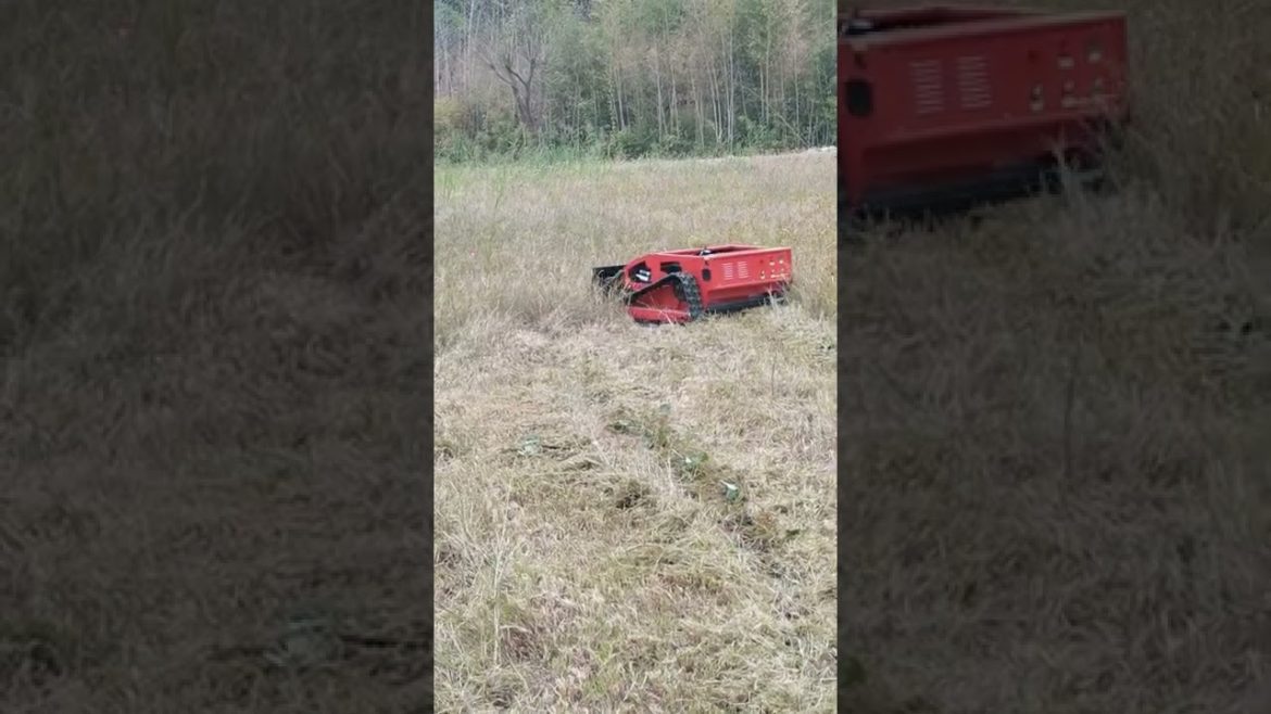 China made remote control brush cutter, radio controlled mower, radio controlled lawn mower for sale