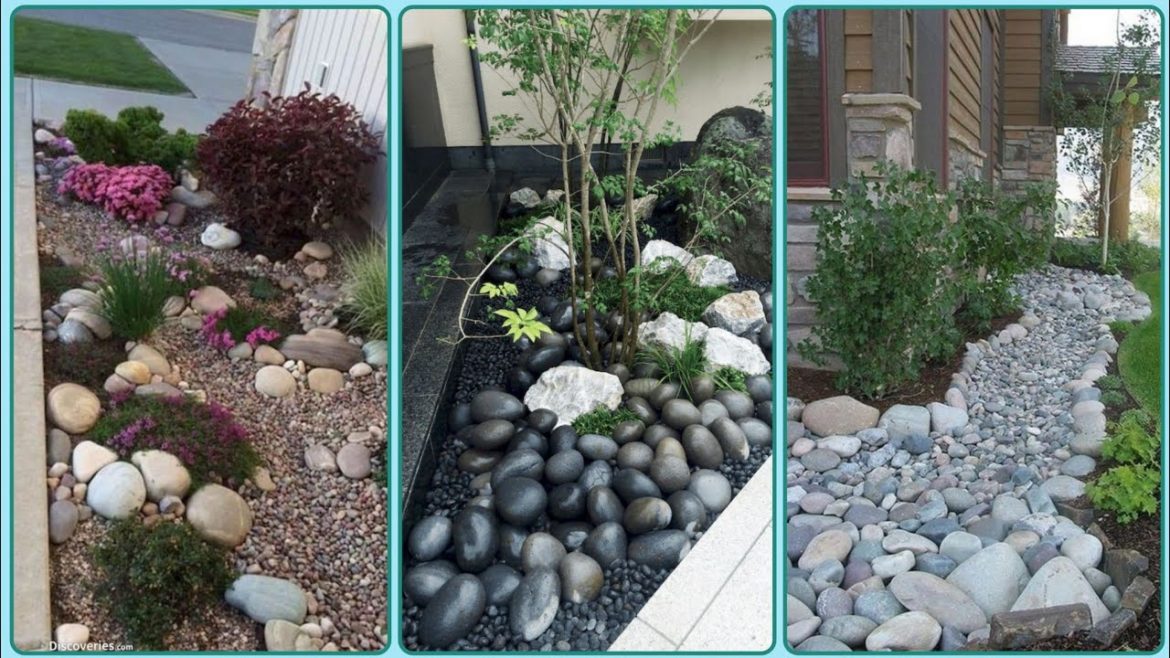 Outstanding And Attractive Rock Landscaping Garden Ideas