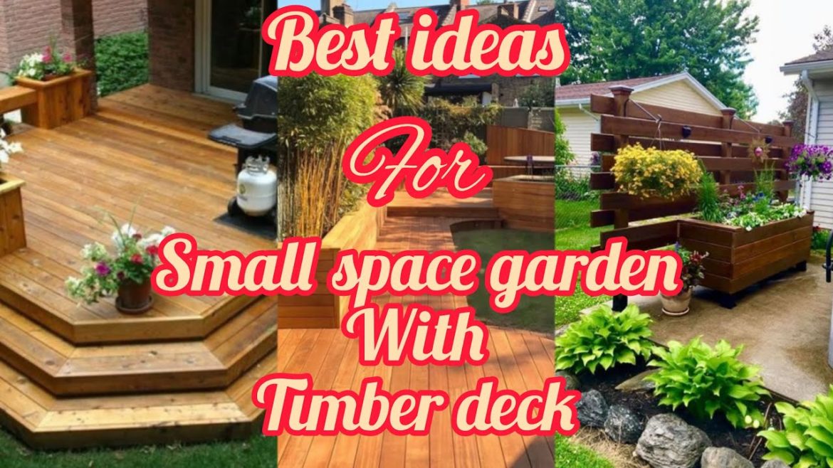 CLEVER TIMBER GARDEN DECKING - SMALL GARDEN DESIGN | Garden Aesthetic