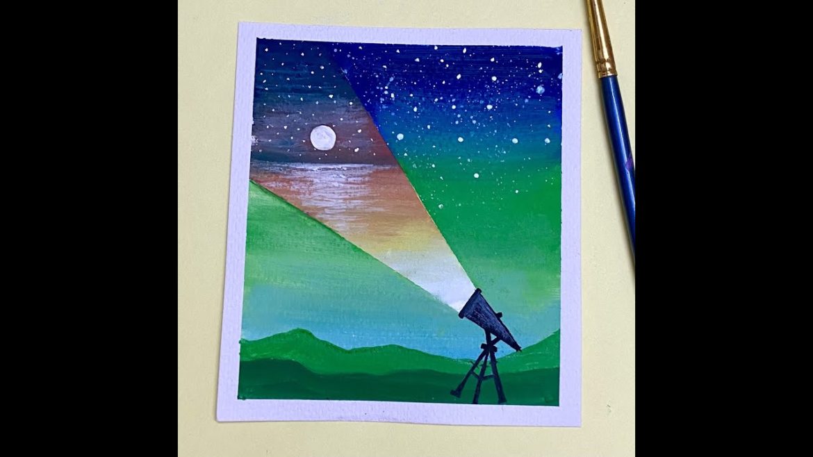 Easy Acrylic Painting for Beginners ||Acrylic Blending Techniques Step by Step || Satisfying Art Easy Acrylic Painting for Beginners ||Acrylic Blending Techniques Step by Step || Satisfying Art