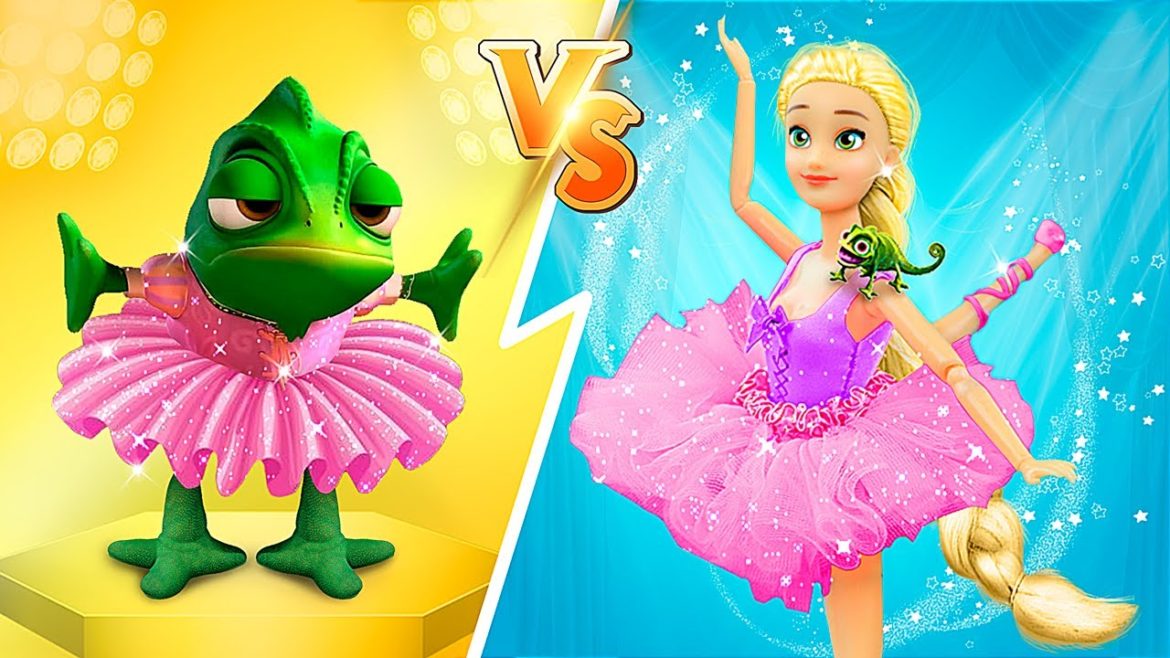 Rapunzel and Pascal`s Dance Adventures / 35 Dolls DIYs Rapunzel and Pascal`s Dance Adventures / 35 Dolls DIYs