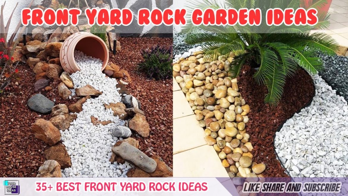 40+ TOP FRONT YARD ROCK GARDEN IDEAS | GARDEN IDEAS