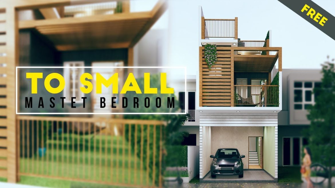 🔥🔥🔥Small House With Master Bedroom and Roof Top Garden 💥💥💥12x30 Feet House Plan#163